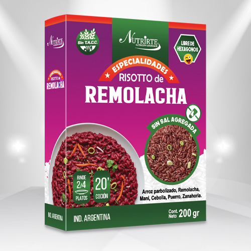 Risotto con Remolacha